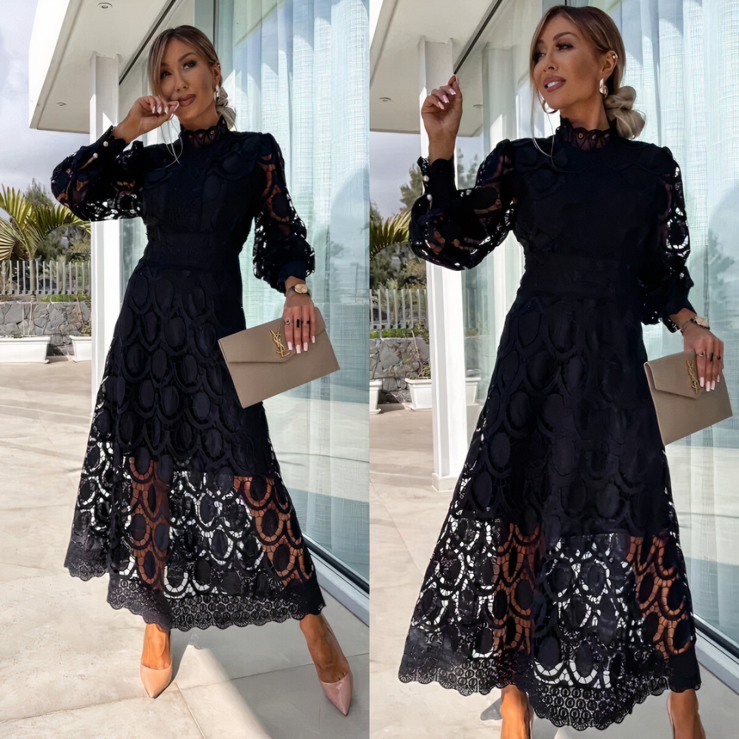 NOA – Delicate Lace Midi Dress