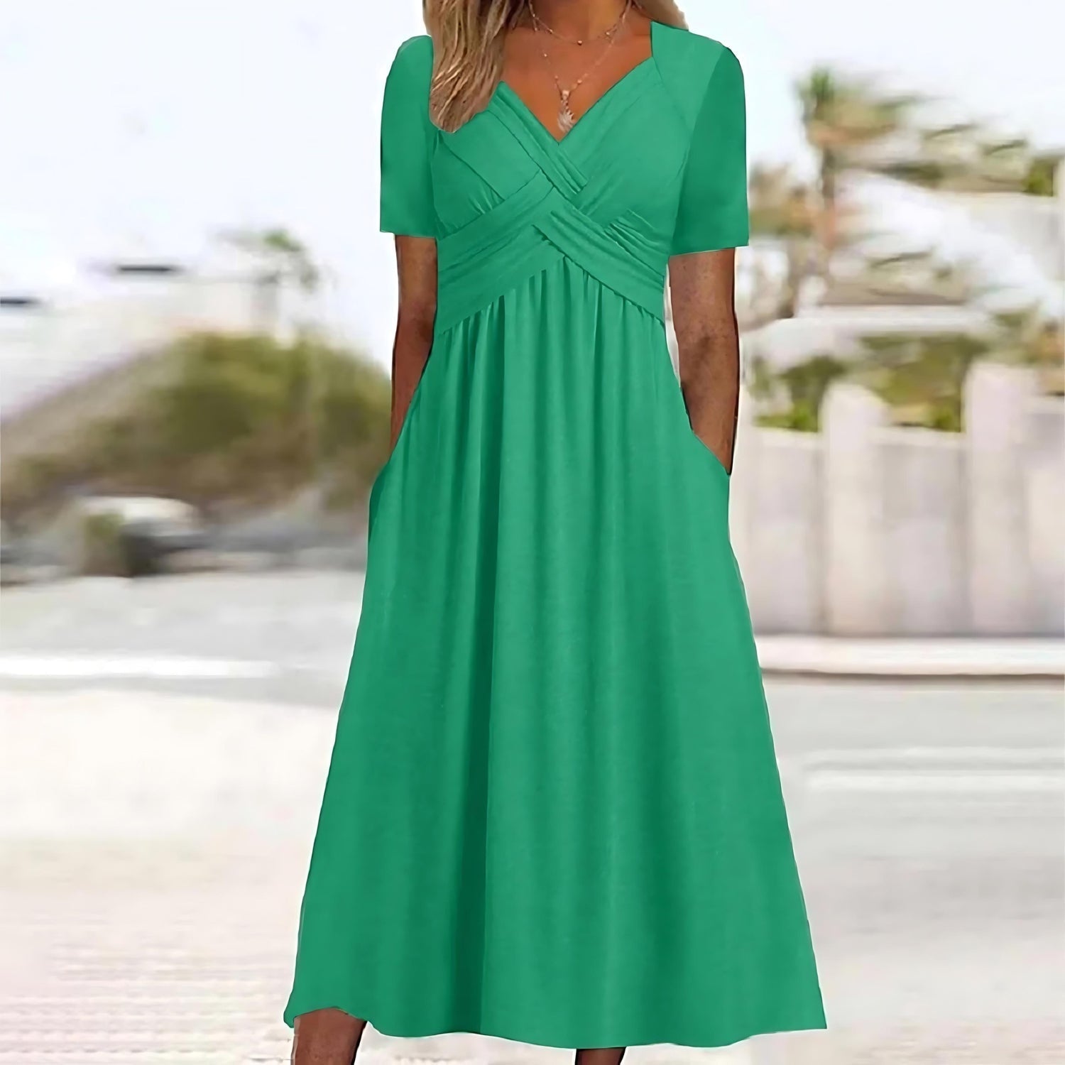 ANGELI - Elegant Midi Dress