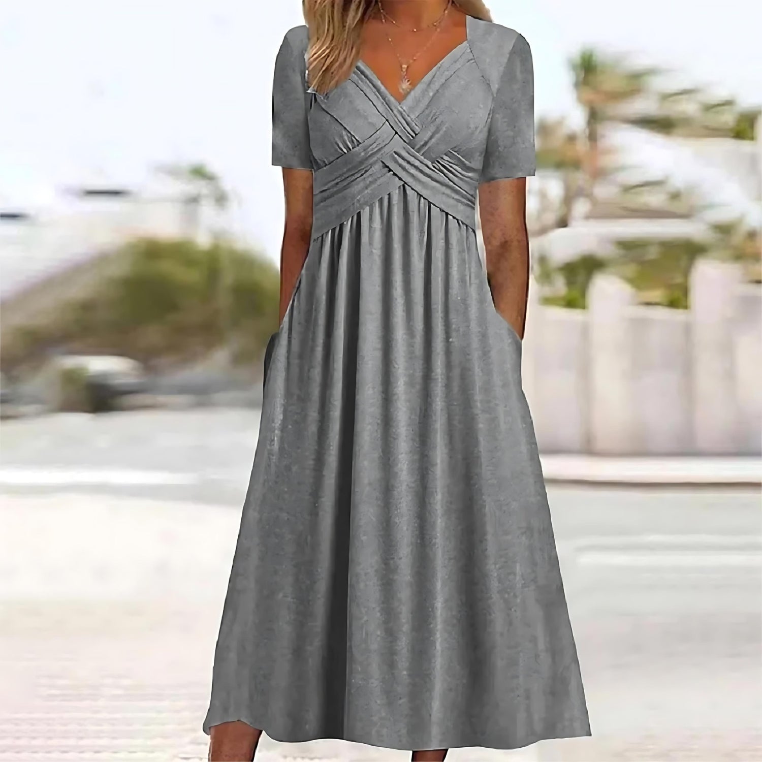 ANGELI - Elegant Midi Dress