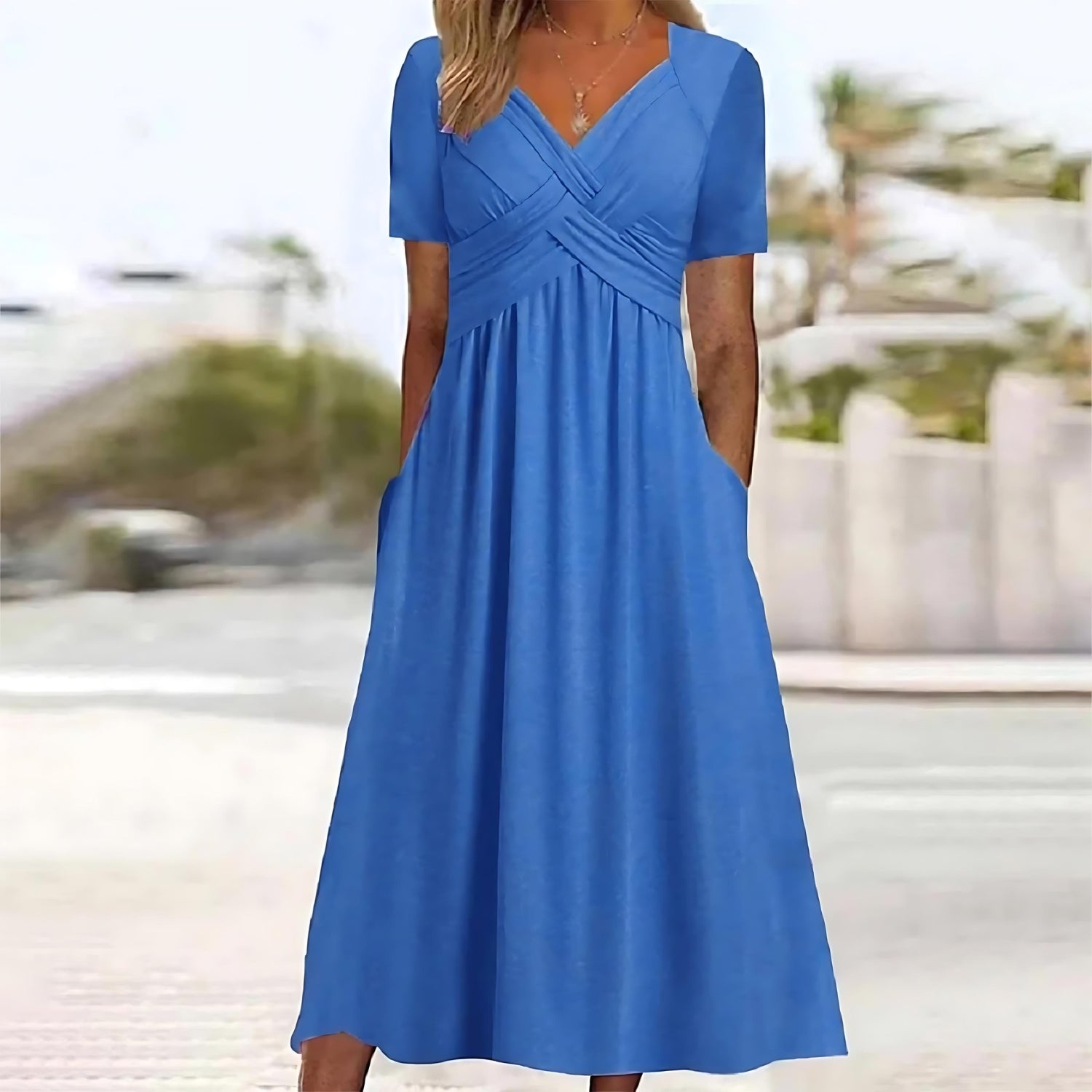 ANGELI - Elegant Midi Dress