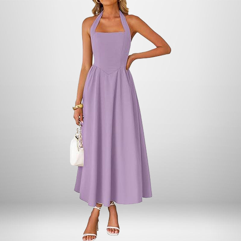 WINSLOW - Trendy Halter Neck Sleeveless dress