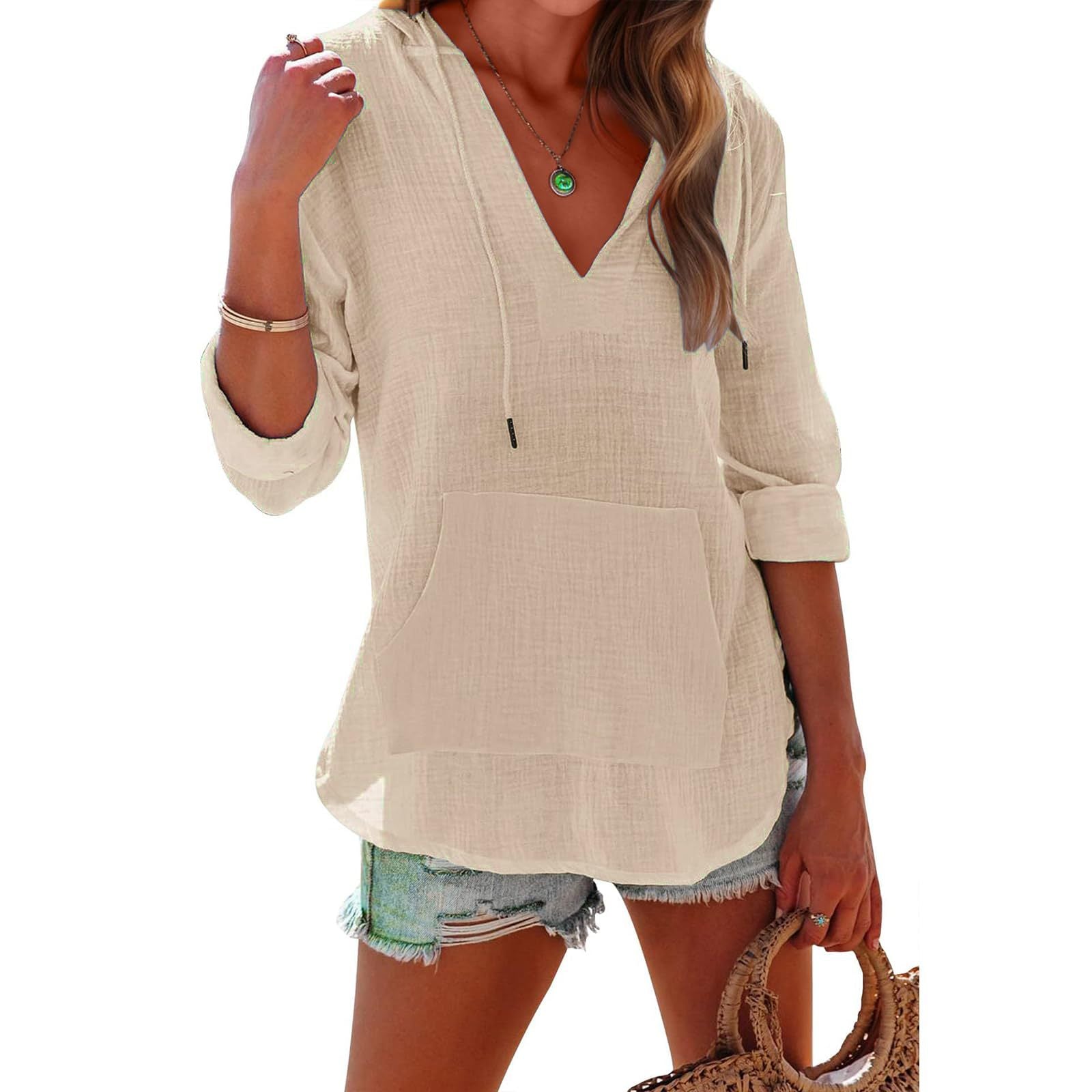 MARSANI – Casual Hooded Long Sleeve Sweatshirt