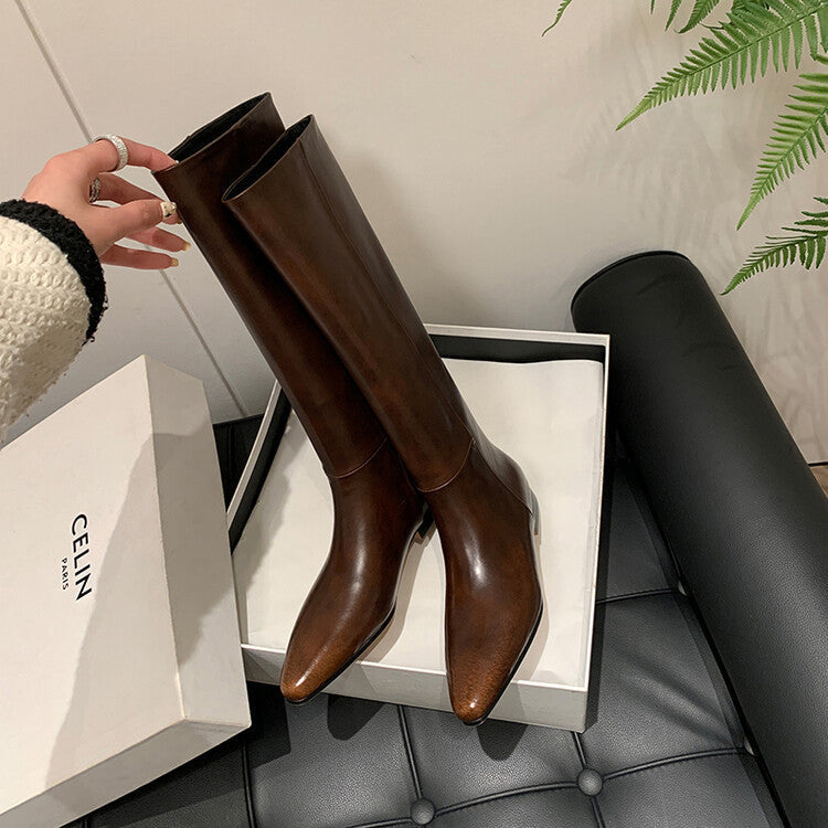AURA - Sleek High-Rise Boots