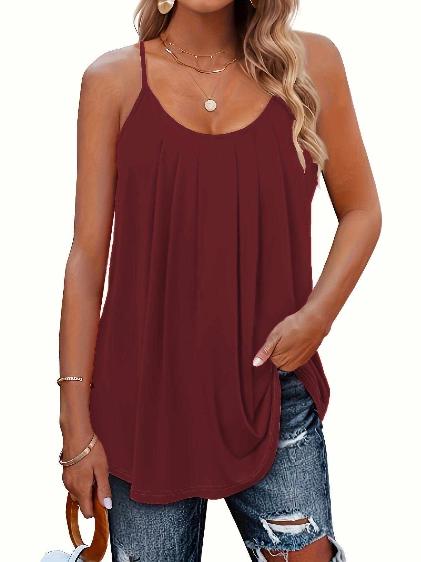 MILA – Lightweight Spaghetti Strap Fit Summer Top