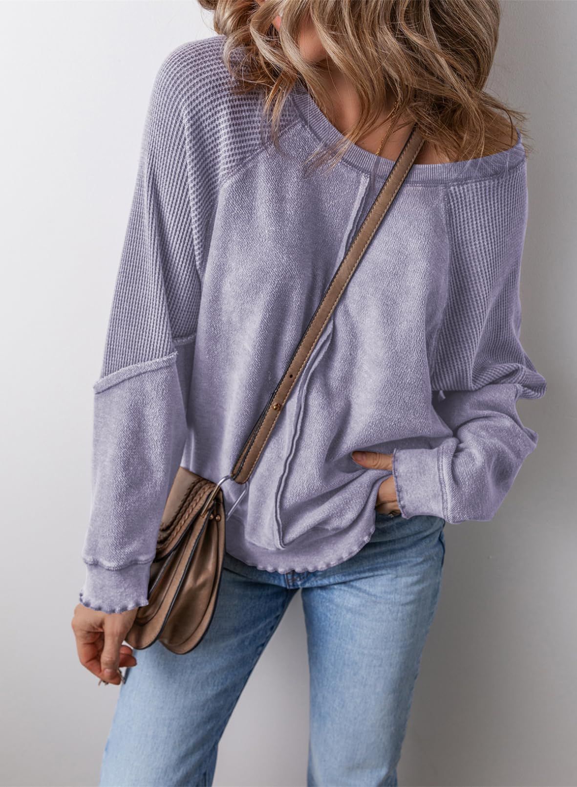 PRECIOUS - Casual Crew Neck Long Sleeve Sweatshirt
