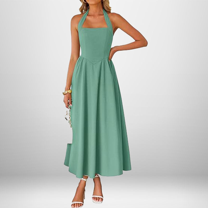 WINSLOW - Trendy Halter Neck Sleeveless dress