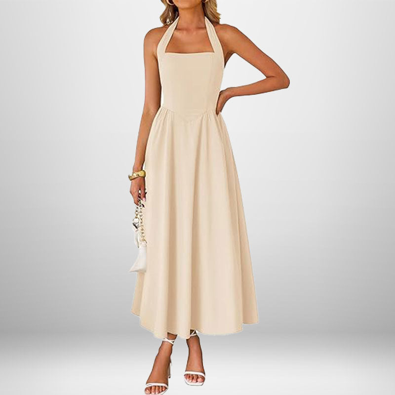 WINSLOW - Trendy Halter Neck Sleeveless dress