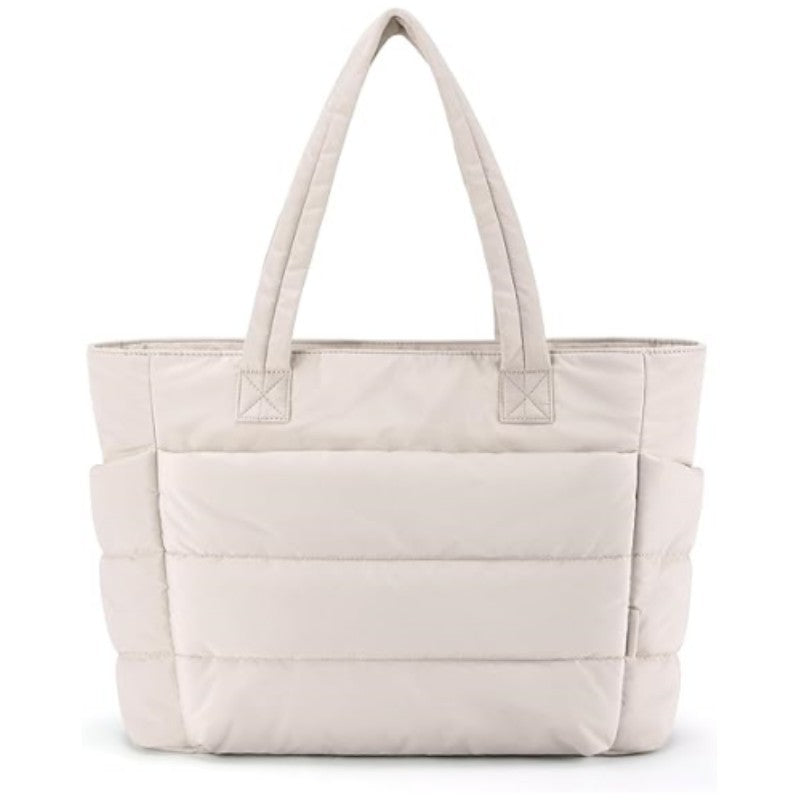 CARMELLE– Lightweight Quilted Tote Bag