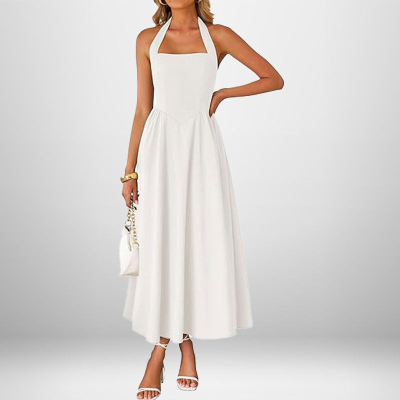 WINSLOW - Trendy Halter Neck Sleeveless dress