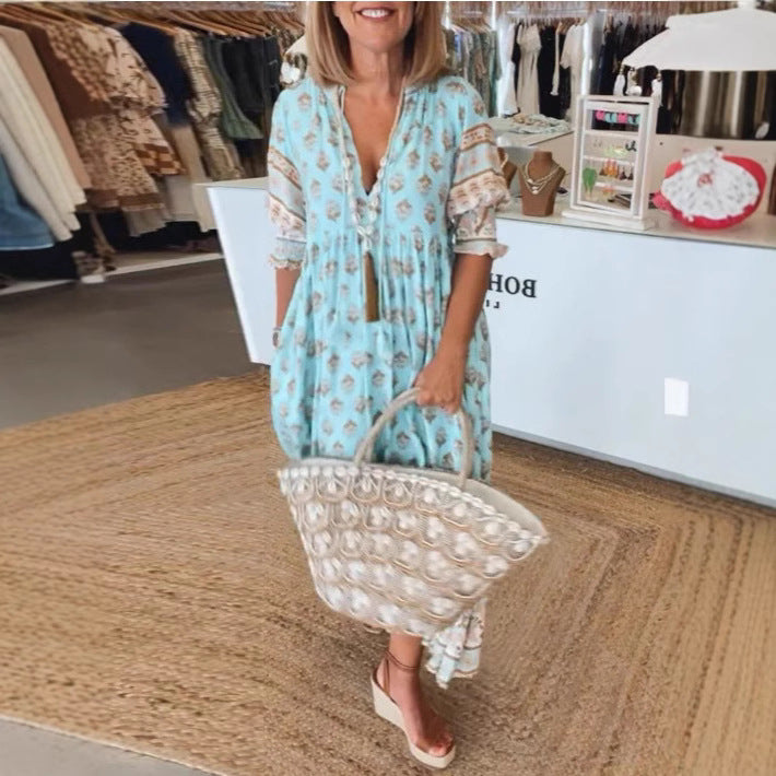 LAOISE - Boho Midi Dress