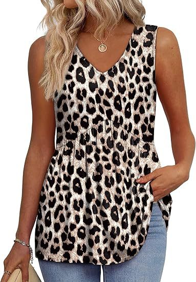 ELIORA - Effortless Flowy Sleeveless Tank Top