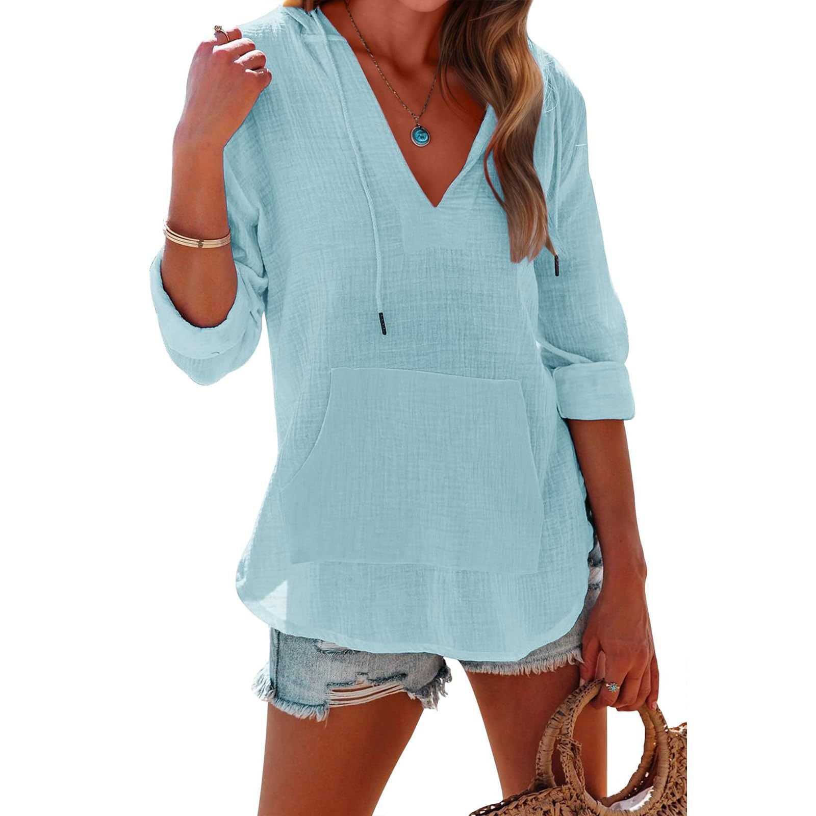 MARSANI – Casual Hooded Long Sleeve Sweatshirt