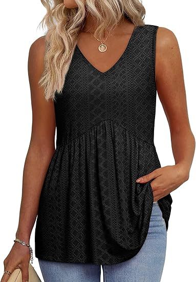 ELIORA - Effortless Flowy Sleeveless Tank Top
