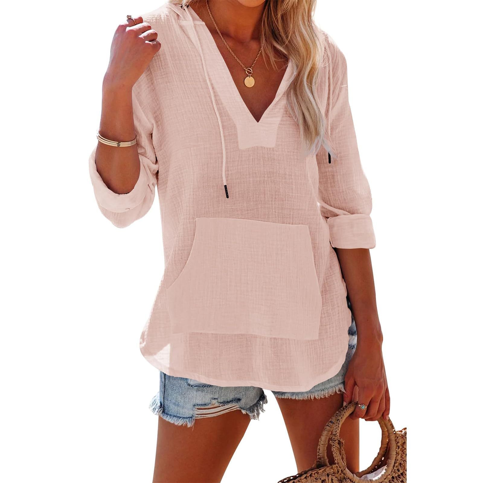MARSANI – Casual Hooded Long Sleeve Sweatshirt