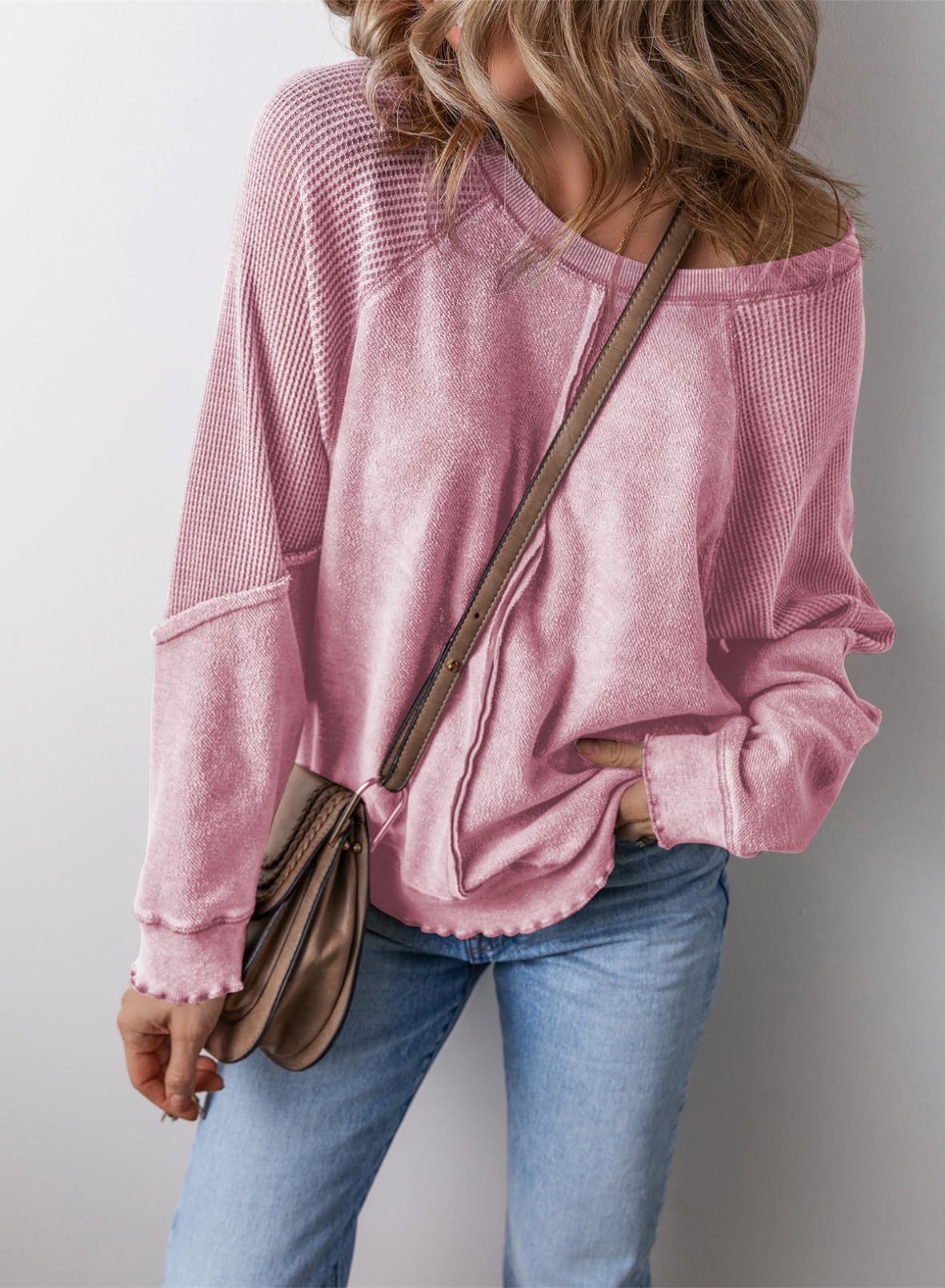 PRECIOUS - Casual Crew Neck Long Sleeve Sweatshirt