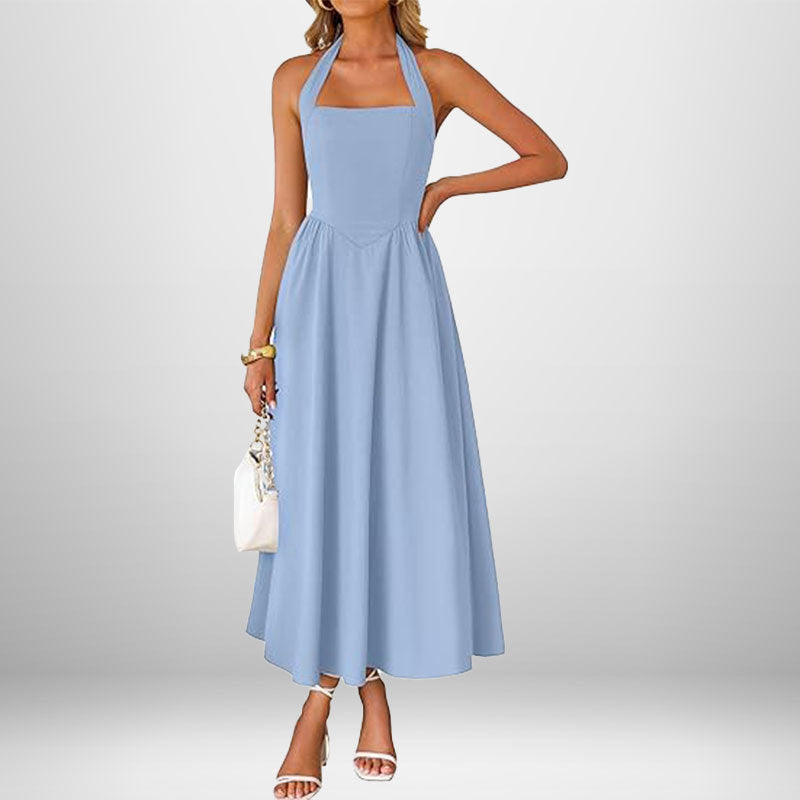 WINSLOW - Trendy Halter Neck Sleeveless dress