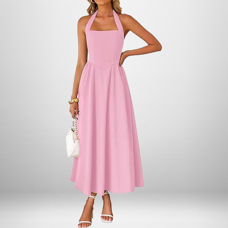 WINSLOW - Trendy Halter Neck Sleeveless dress