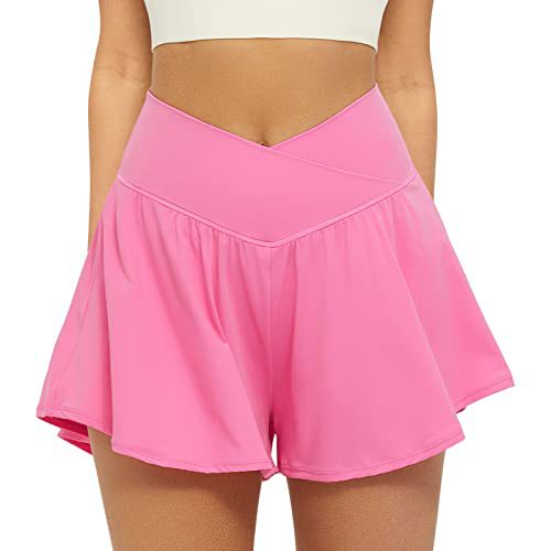 ECLAIRE – Simple Flowy High Waist Active Skort