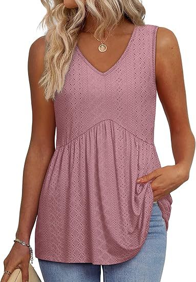 ELIORA - Effortless Flowy Sleeveless Tank Top