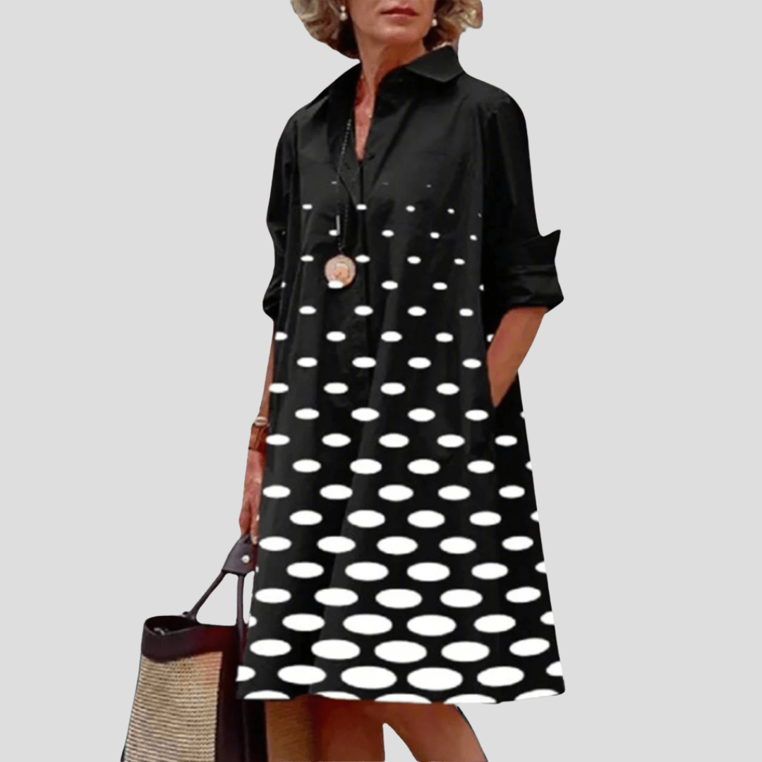 Yvonne - Luxe Midi Dress with Elegant Design