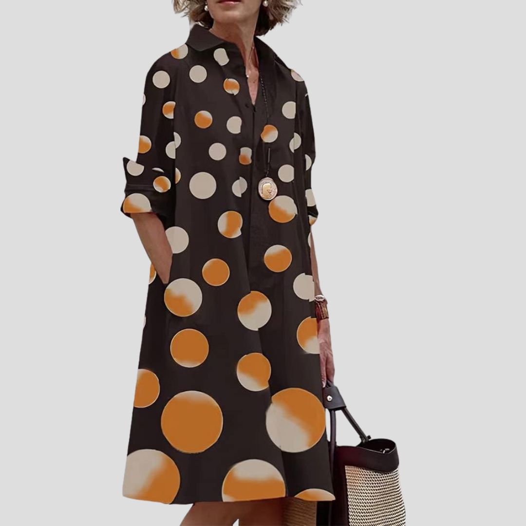 Carmen - Luxe Midi Dress for Effortless Elegance