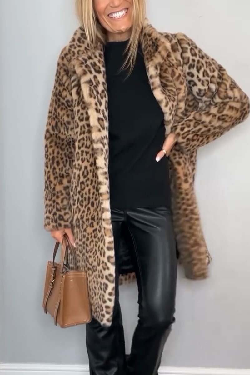 ROSA |  Leopard Winter Coat