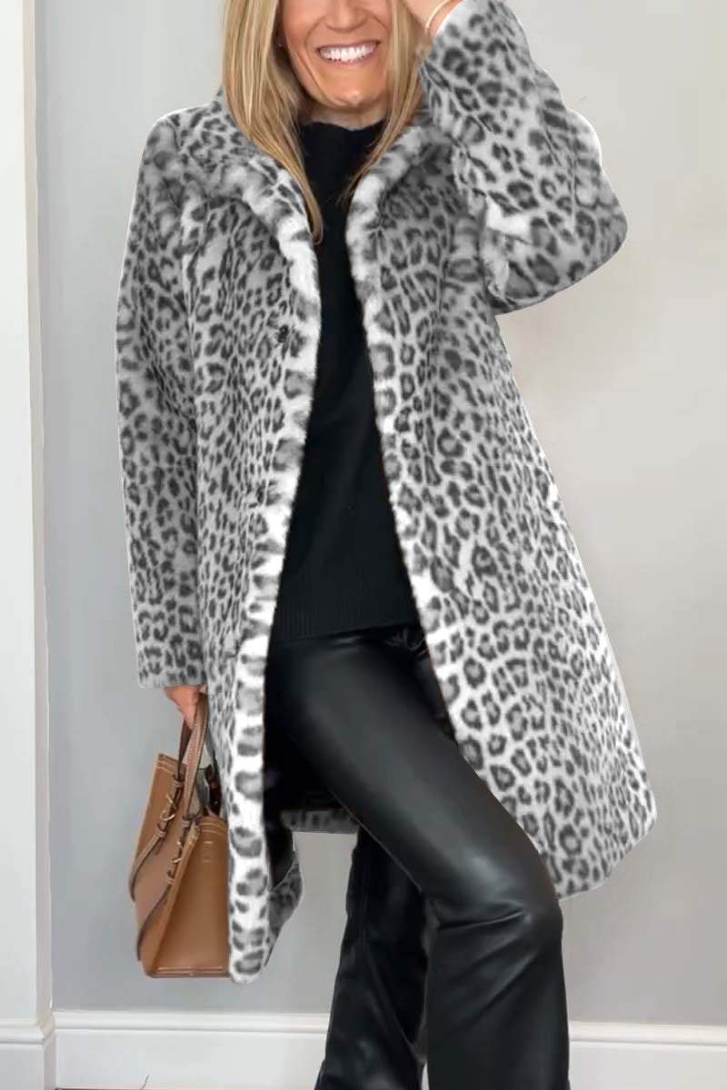 ROSA |  Leopard Winter Coat
