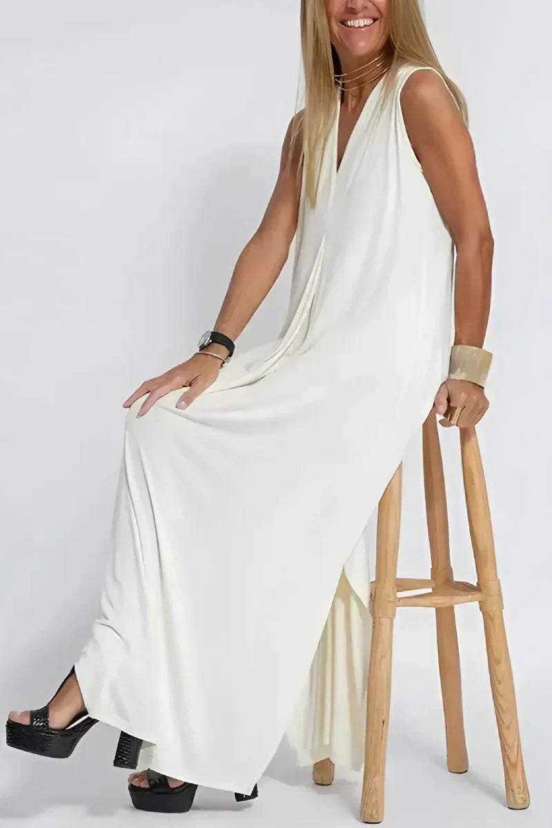 CLARA -Stylish Maxi Dress with Free Cardigan