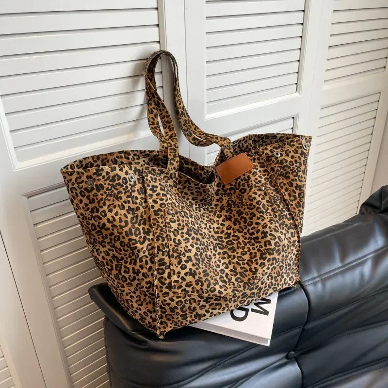 ODILE– Effortless Chic Leopard Tote Bag