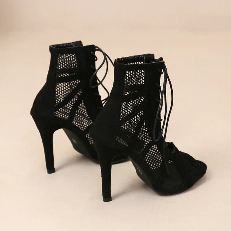 GAYLE – Elegant Mesh High Heels