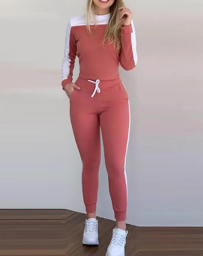 FARRAH – Relaxed Fit Sporty Two-Piece Set