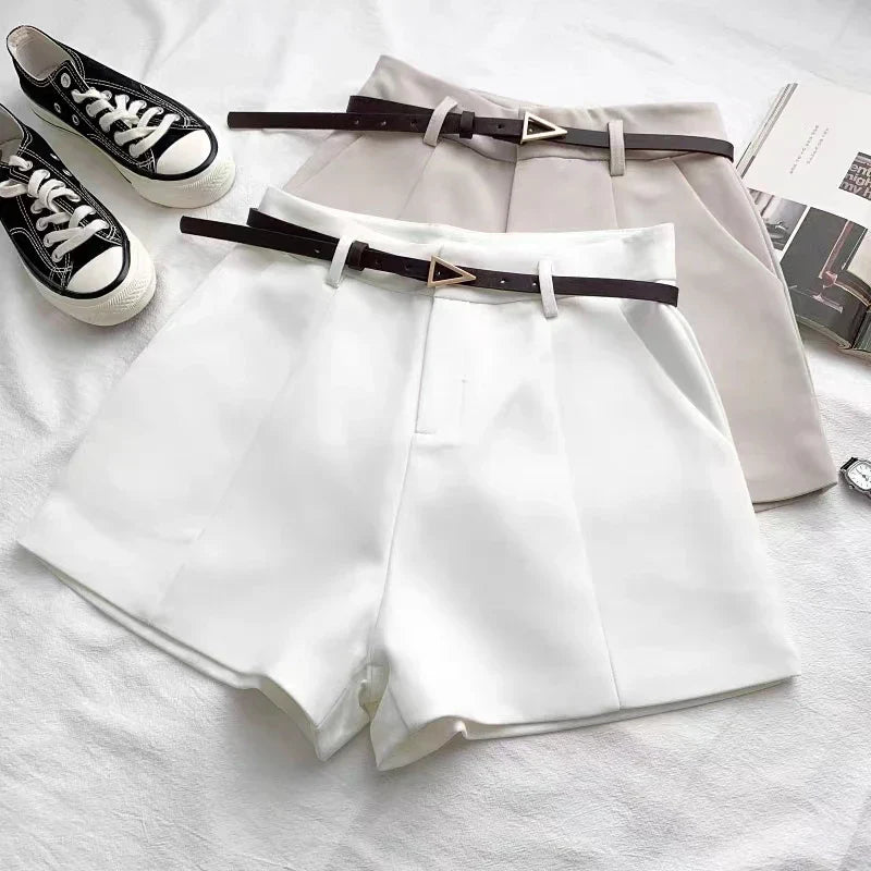 RACHELLE – Sleek High-Waist Shorts