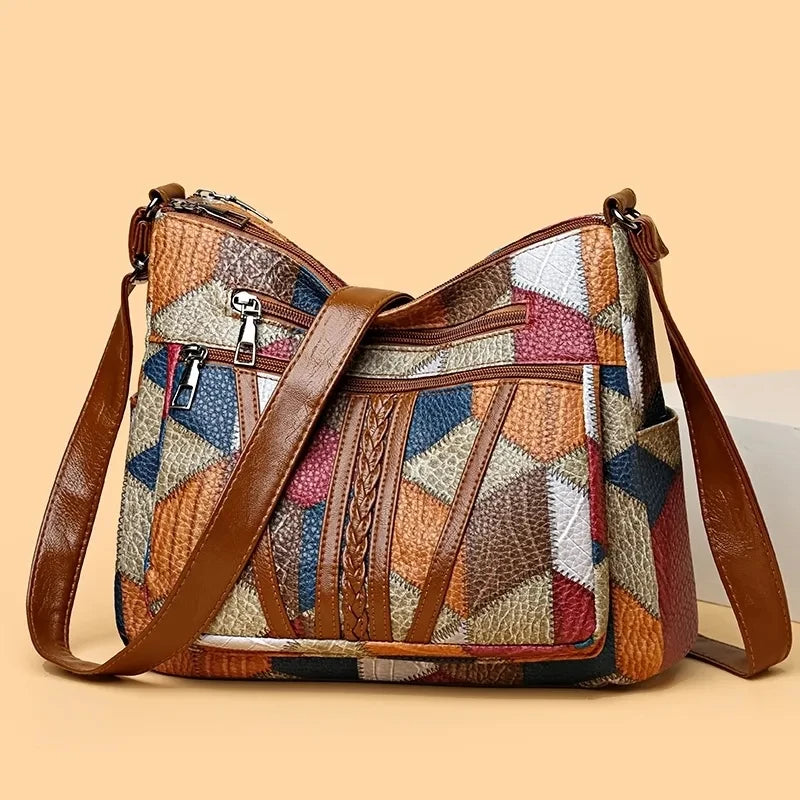 ROSELINE – Chic Vintage Leather Bag