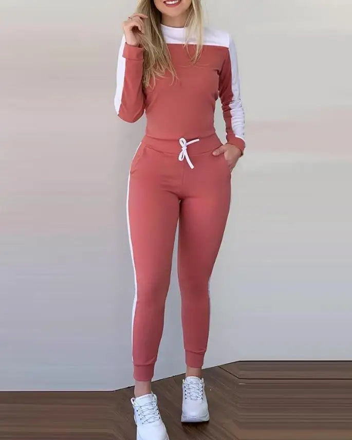 FARRAH – Relaxed Fit Sporty Two-Piece Set