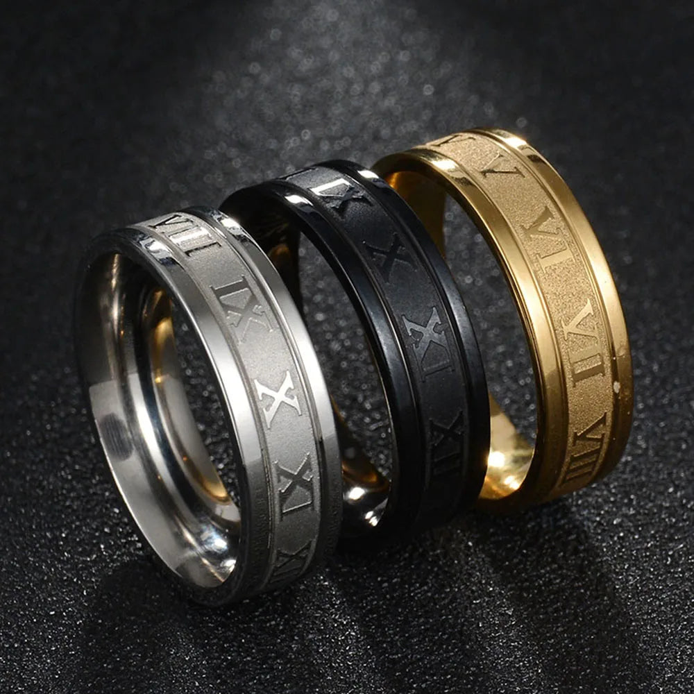 NOELLE – Modern Roman Numeral Ring
