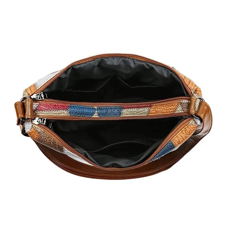 ROSELINE – Chic Vintage Leather Bag