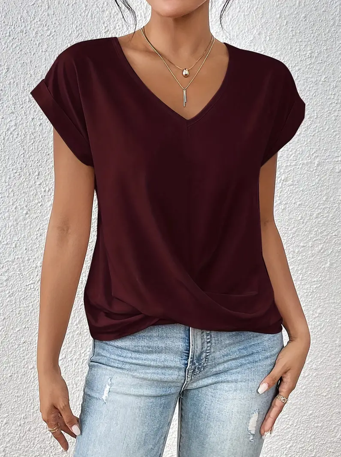 BELLE | The Stylish V-Neck Top