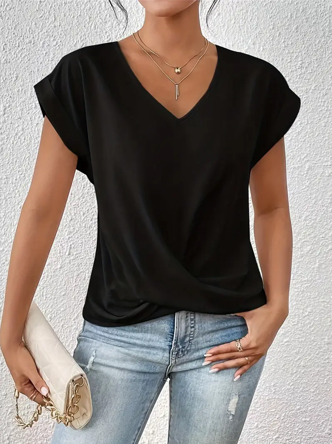 BELLE | The Stylish V-Neck Top