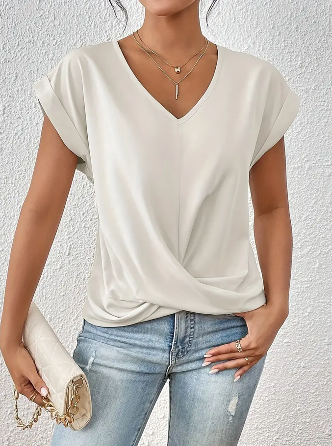 BELLE | The Stylish V-Neck Top