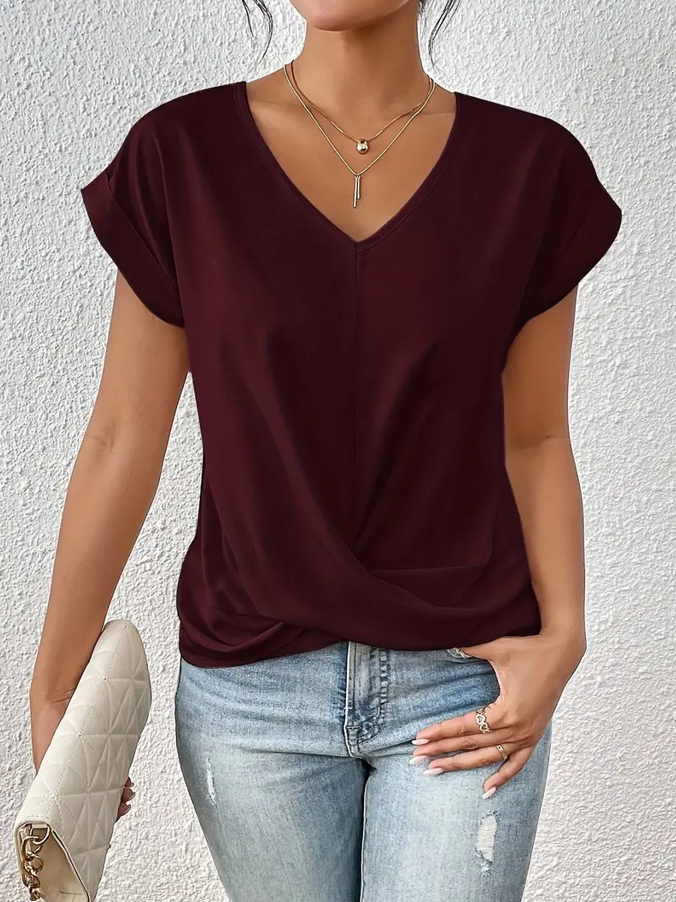 BELLE | The Stylish V-Neck Top