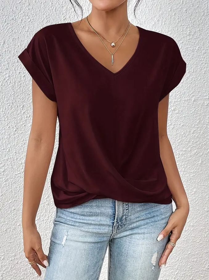 BELLE | The Stylish V-Neck Top