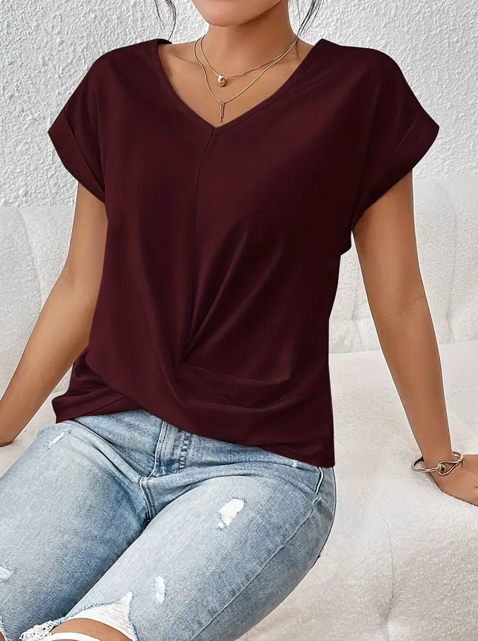 BELLE | The Stylish V-Neck Top