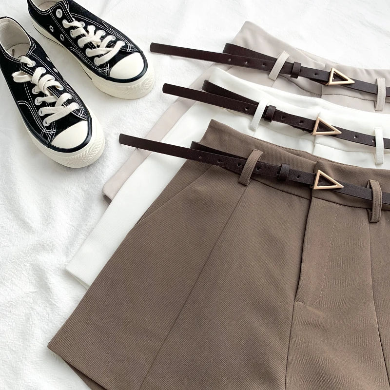 RACHELLE – Sleek High-Waist Shorts