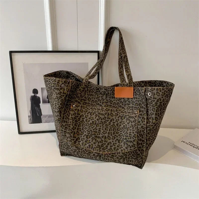 ODILE– Effortless Chic Leopard Tote Bag