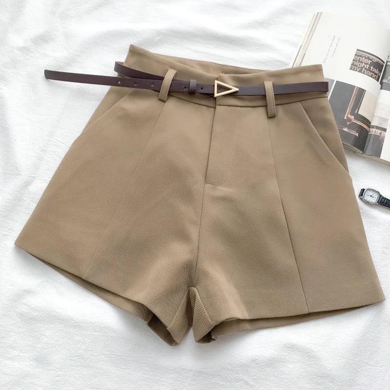RACHELLE – Sleek High-Waist Shorts