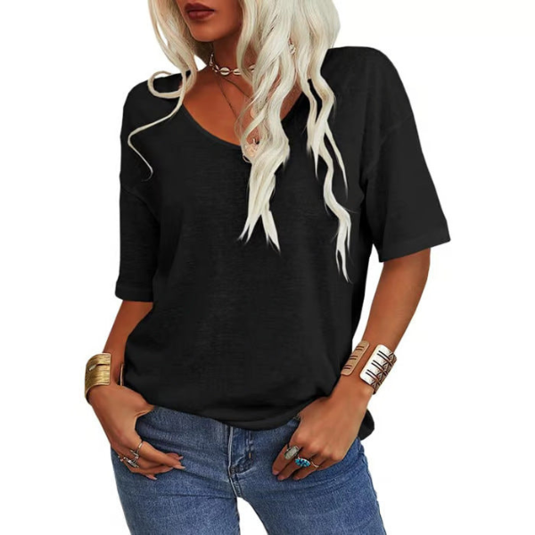 KRISANTA - Loose Lightweight Minimalist T-Shirt