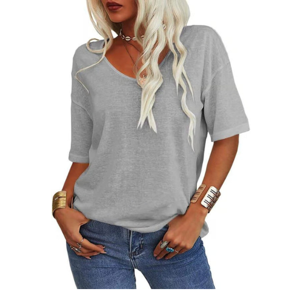 KRISANTA - Loose Lightweight Minimalist T-Shirt