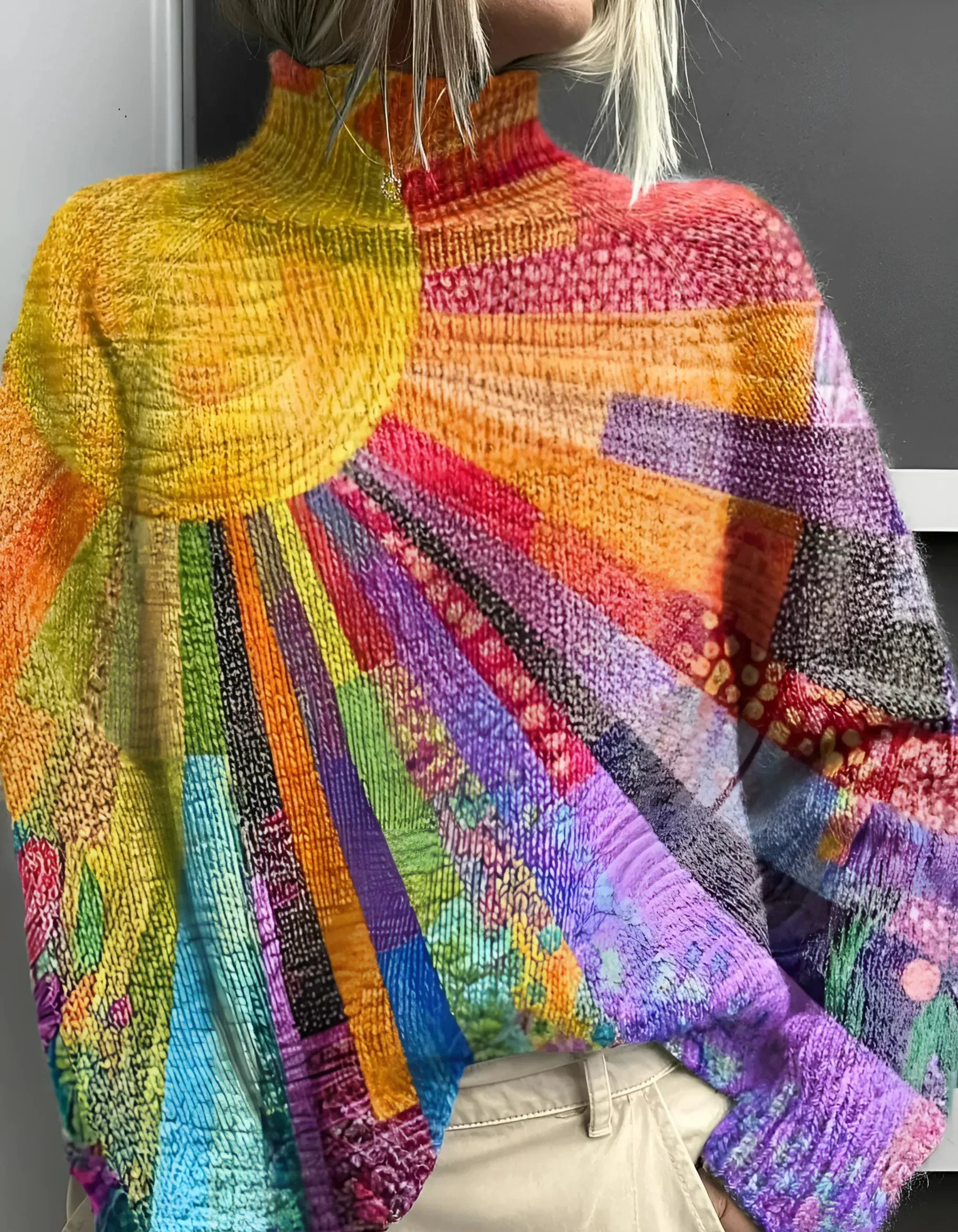 ZINNIA - Sunshine Turtleneck Sweater