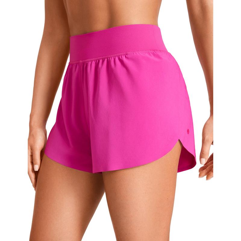 ALABI – Comfy High-Waist Split Hem Shorts