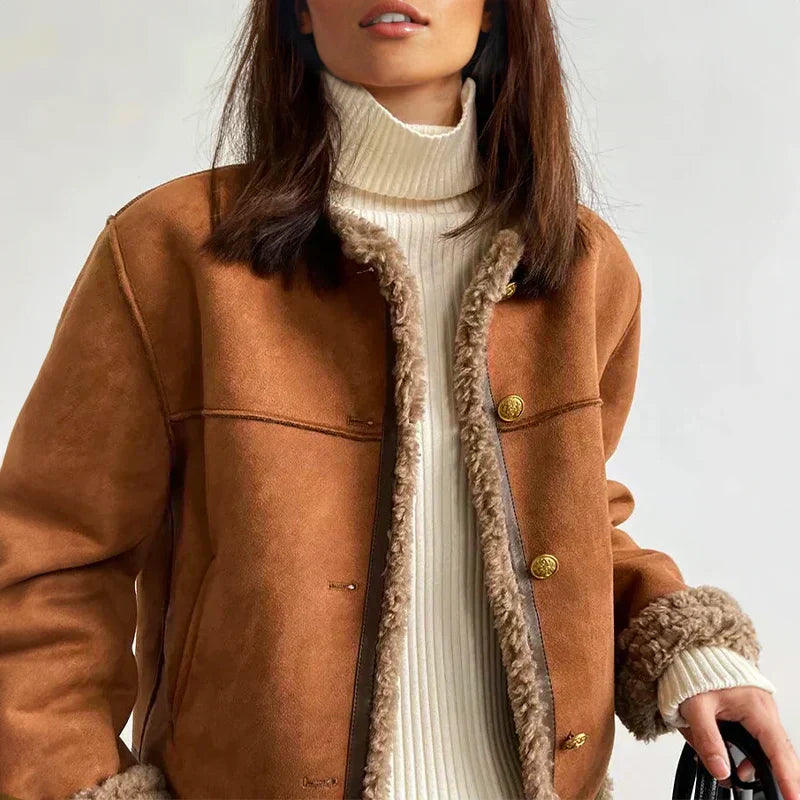 TIERNEY - Cozy Shearling-Lined Jacket